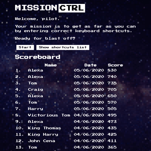 Mission Ctrl